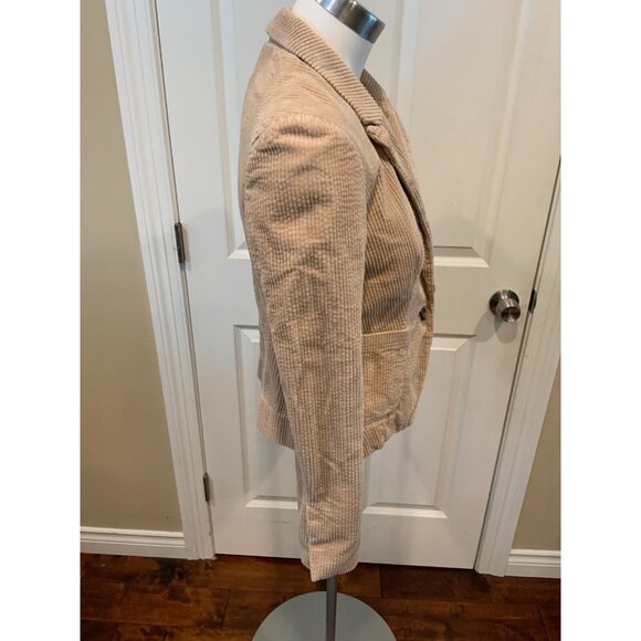 Daughters of the Liberation Anthropologie Tan Corduroy Blazer, Size 2  NWT! - Picture 2 of 5